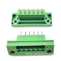 3.81mm Pitch Pluggable Terminal Blocks Green 6P